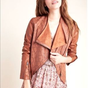 NWT {BLANK NYC} Anthropologie Sharona Snake Print Jacket